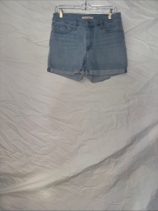 Levi's Pants - Levi's Light Blue Denim Roll-Cuff Shorts